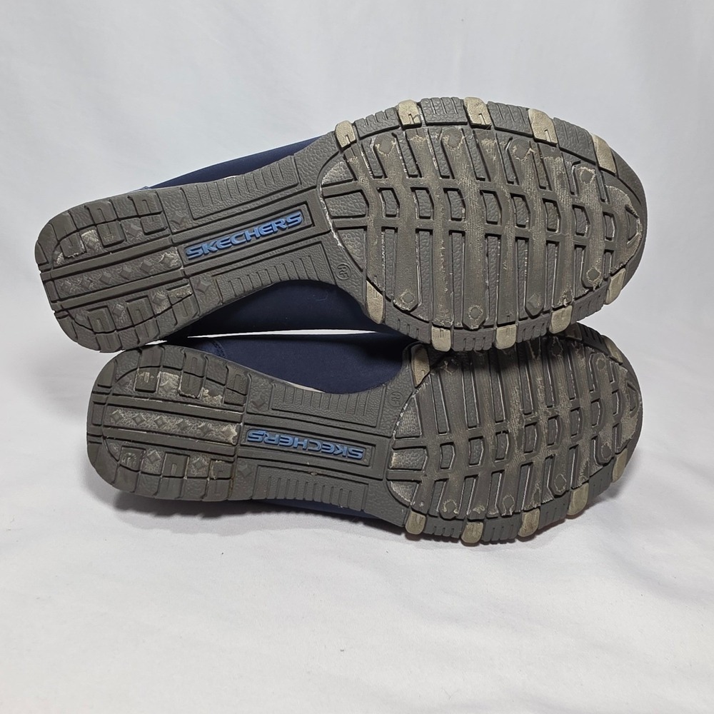 Skechers Fit EZ Relaxed Fit Womens Shoes Blue Slip On Flat Size 8.5 SN49225 - Picture 6 of 9